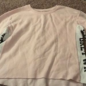 long sleeve cropped tee